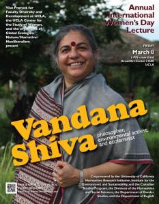 Dr. Vandana Shiva at UCLA